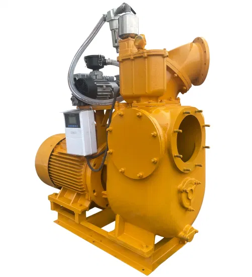 Direct Connection/Separate Body Open Impeller High Flow Suction Long Distance Vacuum Assisted Electric Self-Priming Sewage Pump
